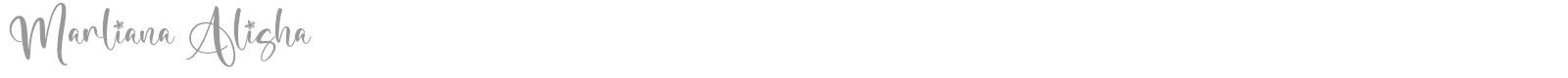 Marliana Alisha font preview